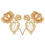 Free flowers embroidery design