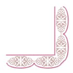 Freebie corner ornament embroidery design
