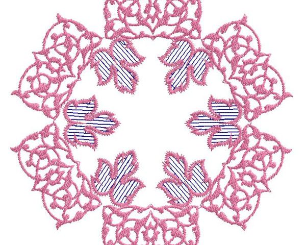 Ornament embroidery design