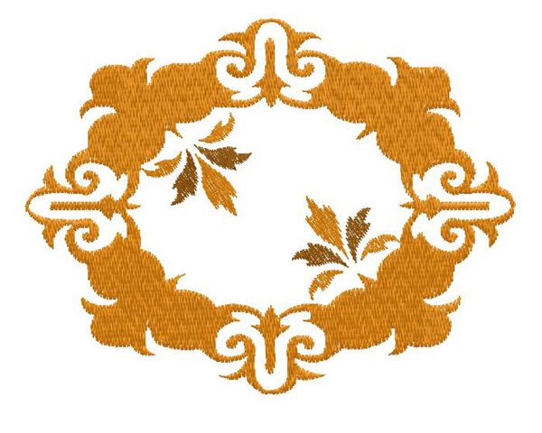 Free center embroidery design