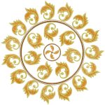 Free circle embroidery design