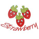 Strawberry embroidery design free